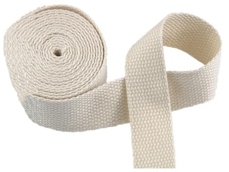 YunYunStrap Gurtband baumwolle 38mm für taschen zum nähen, Dicke 1,3 mm, Länge 5, 10 oder 20 Yards