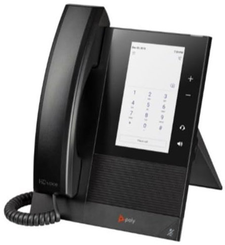 Poly Teléfono de Escritorio Poly CCX 400, en la Variante de Microsoft Teams, PoE, sin Adaptador de Corriente