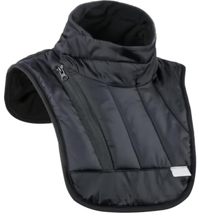 Polar Nackenwärmer – schwarzer Halswärmer winddicht | Thermo-Nackenschutz beheizt, beheizte Winterausrüstung, windabweisende Halsbekleidung für Winter-Outdoor-Aktivitäten, warme Winterausrüstung,