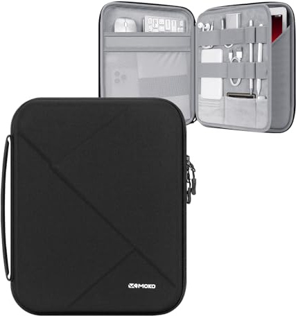 MoKo 13 Zoll Hard-Eva Tablet-Tasche mit Tragegriff