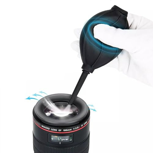 TECHZOCO Nettoyeur d'air à pression pour appareils photo et caméscopes, poire à air pour nettoyage de chambre, souffleur d'air pour nettoyage de chambre