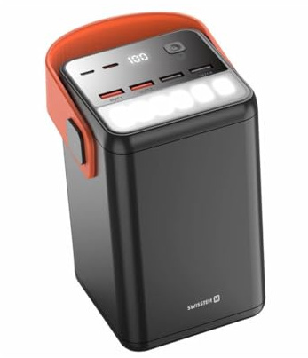 Swissten PowerBank Power Line 65W 60000mAh Black