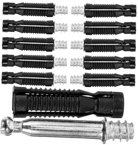 LIFKOME 50piezas Conectores Invisibles Para Muebles De Sujetadores De Conexión Fijación Oculta Para Armarios y Estanterías Herrajes De Leva