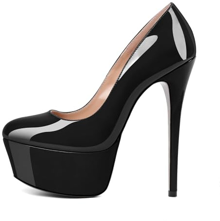 EDEFS Moderne Damen High Heels | Stiletto Schuhe | Plateau Pumps | Plateau Schuhe
