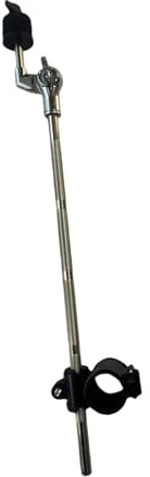LRXFPIYF Soporte para platillos de batería electrónica, abrazadera ajustable, herrajes resistentes, brazo de montaje, soporte para platillos para escenario, Largo