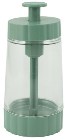 ERYUE Salero Cuantitativo de 0,5 G, Botella de Condimento Control Preciso para Cocina, Hogar, Dispensador Sal Dosificador Sellado para Barbacoa y Camping (Verde)