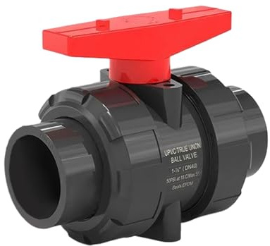 Valvola a sfera con saldatura a manicotto, raccordo per tubi in UPVC | Regolatore di flusso combinato da 2 pollici 480, parte piscina, interruttore liquido di precisione, ideale per
