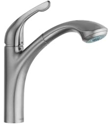 Hansgrohe Allegro E Ausziehbare Küchenarmatur, Stahloptik, Medium