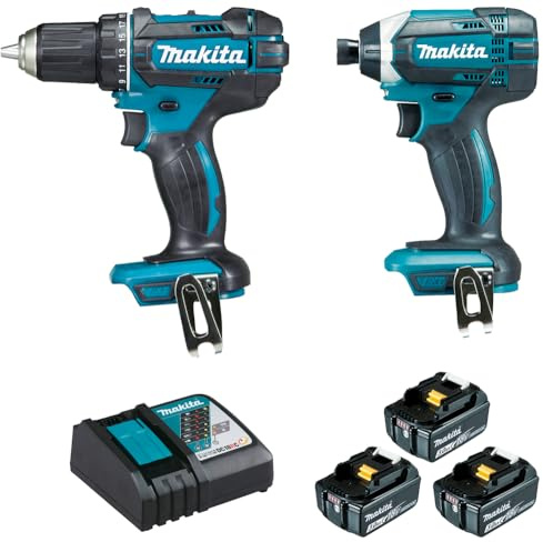 Combopack 2 outils 18V perceuse DDF482 et visseuse à chocs DTD152 (3x3,0 Ah) en MAKPAC - MAKITA DLX2127J1