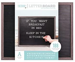 American Crafts sterben Schnitte mit A View letterboards, grau, 50,8 x 40,6 cm