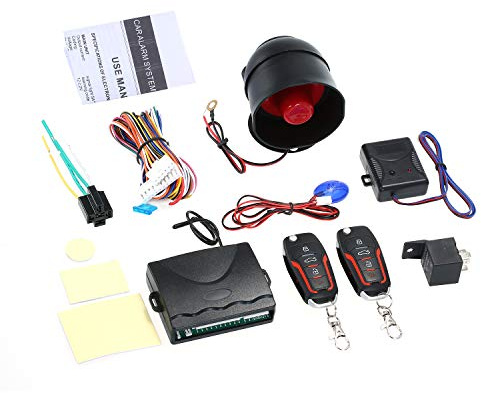 Kit Central Remoto automático,Tickas Sistemas de Alarma para Auto Kit Central Remoto automático Cierre centralizado con Control Remoto Cerradura de Puerta Sistema de Entrada sin Llave para vehículos