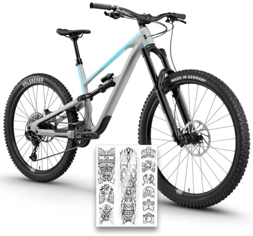 unleazhed Bike Protection BP01 S | Rahmenschutzfolie für Fahrräder| Made in Germany|Für Ober- oder Unterrohr| 10 -teiliges Rahmenschutz-Set