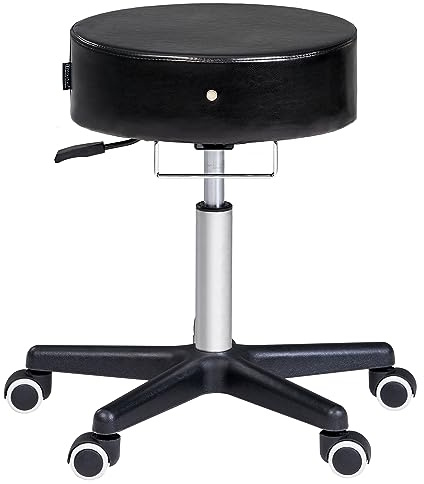 Master Massage Costco Tabouret de travail pivotant à roulettes Noir