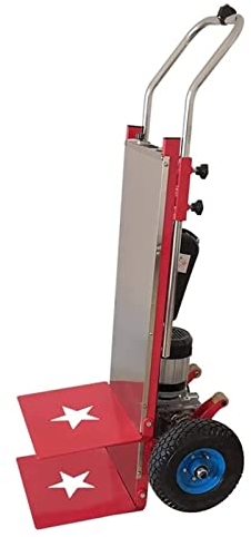 SHANGRONG Sackkarre elektrisch 280 kg Kapazität - 850W Brushless Motor&48V/16AH Abnehmbarer Akku, S-förmiger Stützarm, tragbares elektrisches Treppensteigen (Size : 48V/16AH)
