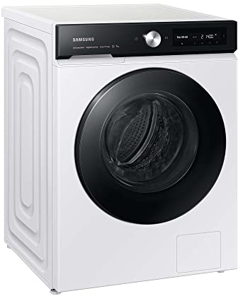 Samsung WW1EBB704AGES2 Bespoke AI Waschmaschine, 11 kg, 1400 U/min, AI Ecobubble, Bespoke Design, SpaceMax, AI Control, SuperSpeed, Weiß