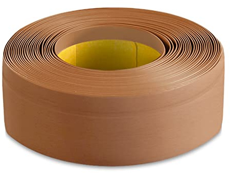 HPFloor Weichsockelleiste Sepang | Buche | Aus W-PVC | 15 x 50 mm | 25 m lang | Selbstklebend