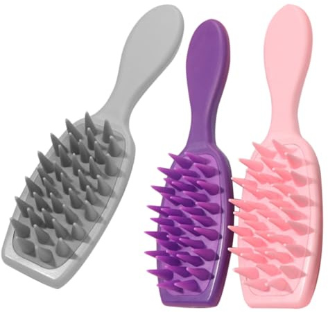 FOMIYES 3pezzi Per Shampoo Silicone Per Del Capelluto Strumento Per Detersione Profonda e Rimozione Della Colori