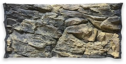 ZooPaul 3D Aquarium Rückwand Struktur Stein 80x40 cm Aquarienhintergrund Hintergrund Terrarium Dekoration