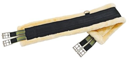 Amagogo Englisches Pferd, Sattelgurt, Reitsportausrüstung, Britischer Stabiler Pferdegurt mit Band, 110CM