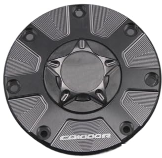 Für Honda CB1000R 2008-2016 CB 1000R Motorrad Zubehör Kraftstoff Gas Tank Cap Abdeckung(Color:Logo Black)