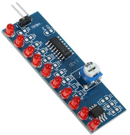 Mobestech 4 Stück Elektronisches Lötübungsset Mit Wasserdurchfluss Led Modul Kompakter Selbstgemacht Bauteilsatz Für Fließendes Licht Tragbar Für Heimwerker Und Bastler