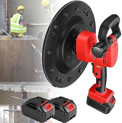 Ponceuse excentrique Machine de lissage de mur électrique multifonctionnelle à palette en béton, truelle à béton sans fil 1680 W - Lisse sans effort les surfaces en ciment, enduit les murs -