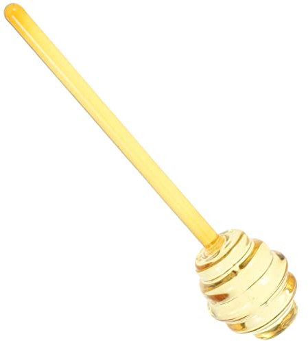 Cabilock Honey Stir Stick Glass-Made Practical for Stirring Honey and Jam for Kitchen Use Portable Design Long Handle for Rod Mixing Stick