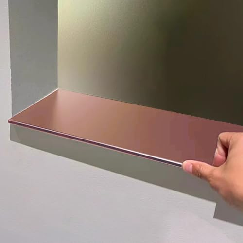 Copertura Davanzale Protezione per Davanzale in Metallo Specchiato, Pannello di Rivestimento per Davanzale per Ufficio Domestico, Copertura di Protezione per Davanzale per Avvolgere un Piano di Lavoro