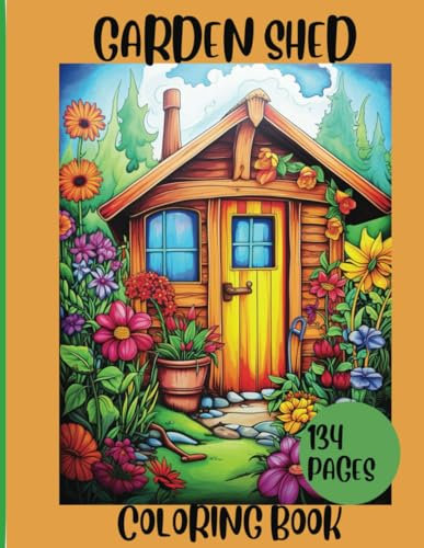 Garden shed coloring book
