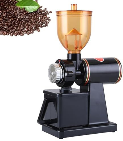 Moulin À Grains De Café Électrique, Moulin À Café Professionnel, avec Entrepôt De Grains Anti-Saut, 8 Réglages De Mouture, Capacité De Grains De Café De 250 G, pour Grains De Café, Épices, Etc.