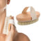 Brosse à sec pour le corps, Brosse exfoliante physique, Brosse pour le corps en Poils d'Agave Naturels, Parfaite pour le Brossage à Sec, Améliorer les fonctions lymphatiques, Exfoliant