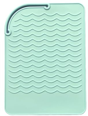 Tappeto Resistente Al Calore - Pad In Ferro Riccio - Tappetino In Silicone Per Utensili Per Capelli | Pad Per Bigodini E Raddrizzatori | Wad Senza Slip E