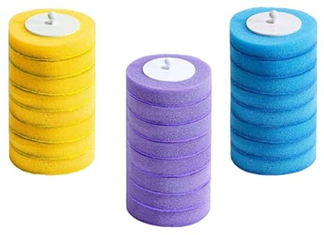 Cabezales de cepillo de baño con fragancias y detergente limpiador de inodoros fácil de reemplazar para limpieza