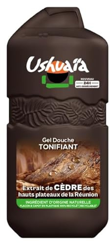 Ushuaïa Gel Douche Tonifiant Cèdre Réunion 280ML