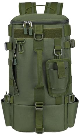 Rucksack zum Angeln,Angelrucksäcke für Herren Angeltasche Tackle Box | Wasserfeste Angelausrüstungstasche, Aufbewahrungsorganisator mit Rutenhaltern, großer Rucksack für Angelausrüstung