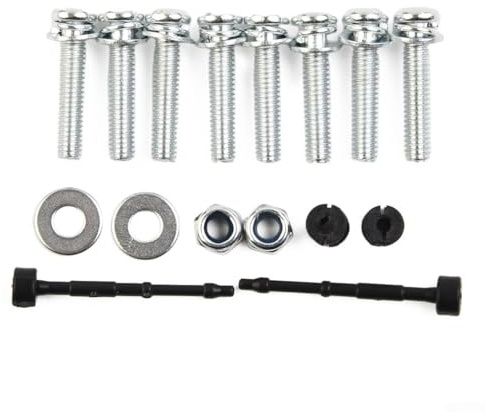 Filteilect Air Screw Hose Clamp Kit, Metal Filter and Washer Replacement Parts Compatible with For HP-60 and For HP-80 Linear Air Pumps