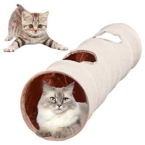 Tubo Tunnel Per Gatti – Giocattolo Da Gioco In Tessuto Resistente | Il Gatto Gioca Nei Di Attività Interattivo Pieghevole Gattini Intrattenimento Gattini,