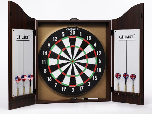 Dartboard Cabinet schwarz