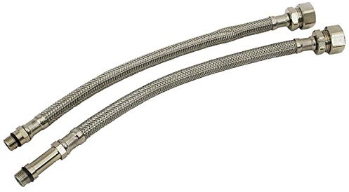 Flexschlauch, für Monoblock-Armaturen, M12 x 15 mm (0,5 Zoll) BSP x 300 mm | Flexschlauch-Anschluss für Monoblock-Armaturen | BSP-Anschluss | M12 x 15 mm (0,5 Zoll), 300 mm