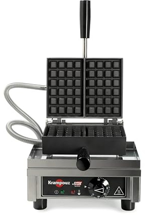 KRAMPOUZ Waffeleisen Single 220V (4x6 Kork)