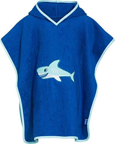 Playshoes Unisex Kinder Frottee-poncho Bademantel Handtuch (1er Pack)