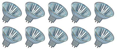 '5 Duo Ampolla OSRAM 50 W GU5.3 Bombilla Halógena Espejo Decostar 51 Star MR16 3000 K blanco neutro 1450 CD Completo Reproducción cromática 100ra ángulo 36 ° Sin mercurio [Clase energética B]