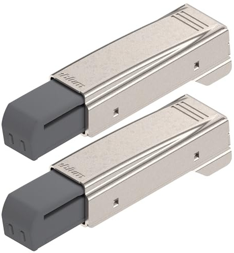 Blum Blumotion gerader Arm Full Overlay Scharnier für Türen, Nickel Finish, Pack of 2, 2