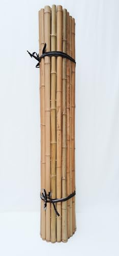 poppe-portal Bambuszaun Rollzaun Bambusmatte Gartenzaun Heckenzaun Lattenzaun (Bambusrollzaun, 43/47mm 150cm H x 200cm B)
