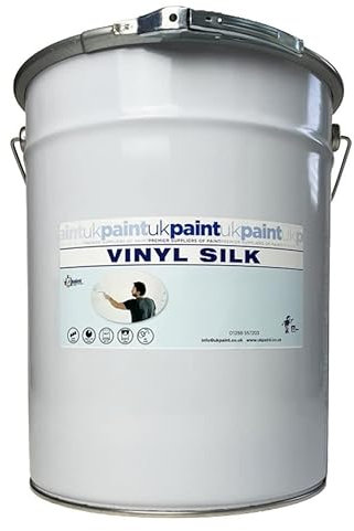 UK PAINT - Vinyl Silk Emulsion Paint - 2.5L - Pale Grey