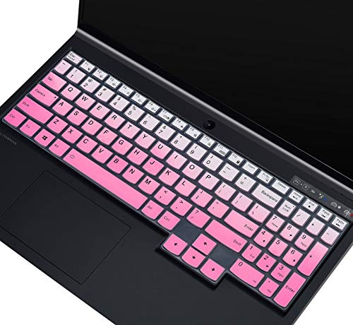 Tastaturschutz für Lenovo Legion 7i & Legion 5i Tastaturabdeckung, Legion 5 5i 5p 5pi 15,6 Zoll und 17,3 Zoll Legion 7i, Lenovo IdeaPad Gaming 3i 15 Gaming Laptop Tastaturschutz, Ombre Pink
