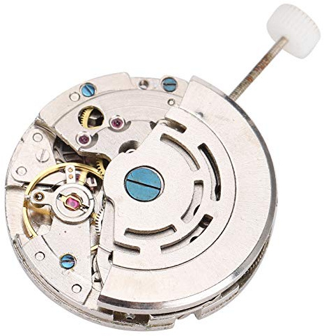 DAUERHAFT 2813 Mouvement de Montre, boîtier de en Plastique de Remplacement de Mouvement de Montre mécanique, Mouvement de Montre Ronde, Ancien de Mariage pour