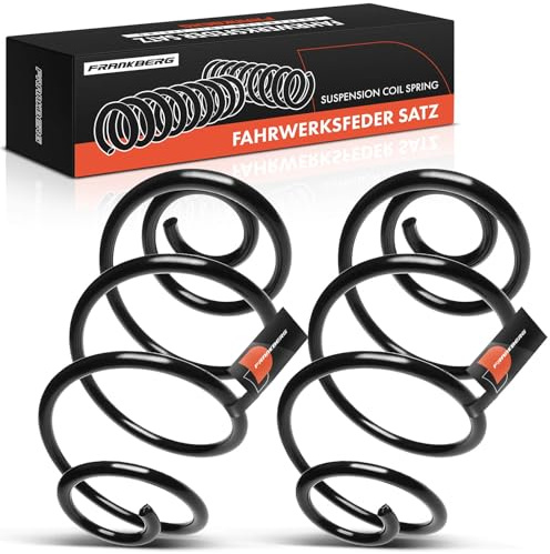 Frankberg 2x Federn Fahrwerksfeder Hinterachse 9118378 | Kompatibel mit Astra G CC T98, Astra G Coupe T98, Astra G Stufenheck T98, Astra G Cabriolet T98, Astra G CC F48_ F08_