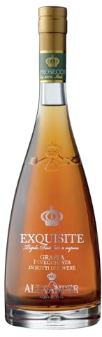 Alexander Exquisite Grappa di Prosecco Invecchiata in Botti di Rovere 38% - 700ml