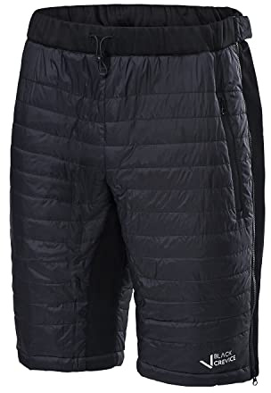 Black Crevice Isoleringsbyxor för män I skidturbyxor i olika färger och storlekar I ventilerande skidbyxor för män I elastiskt midjeband I 100% polyester I vattentäta turneringsbyxor, svart, XL